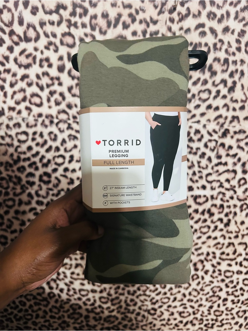 Torrid Full-Length Camo Leggings - Olive Green